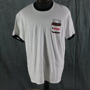 Vintage Ringer T-shirt - Nutella Spread - Men's XL